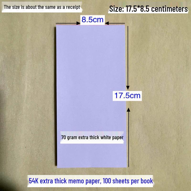 Super Value Thick Note Paper Notebook - 110 Blank Sheets