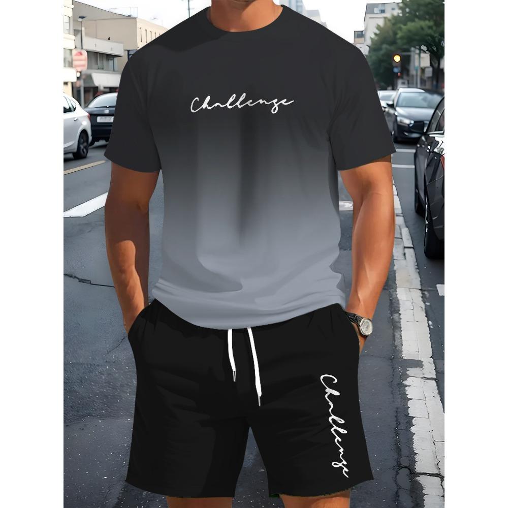 Men's suit gradient color