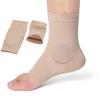 1 Pair Gel Padded Socks for Ice Skating Protection Front Foot Shin Achilles Tendon Heel Malleolar Sleeves