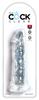 King Cock Clear - Realistic Dildo With Suction Cup Transparent 20 CM