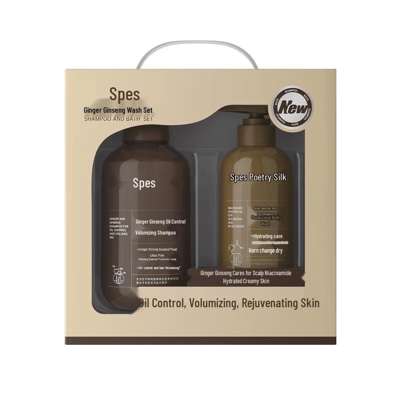 Spes Ginger Ginseng Shampoo & Shower Set