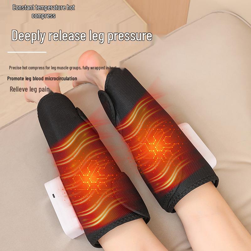Cross-border Air Wave Foot & Calf Massager with Heat - Top Korean & Japanese Model for Leg Slimming