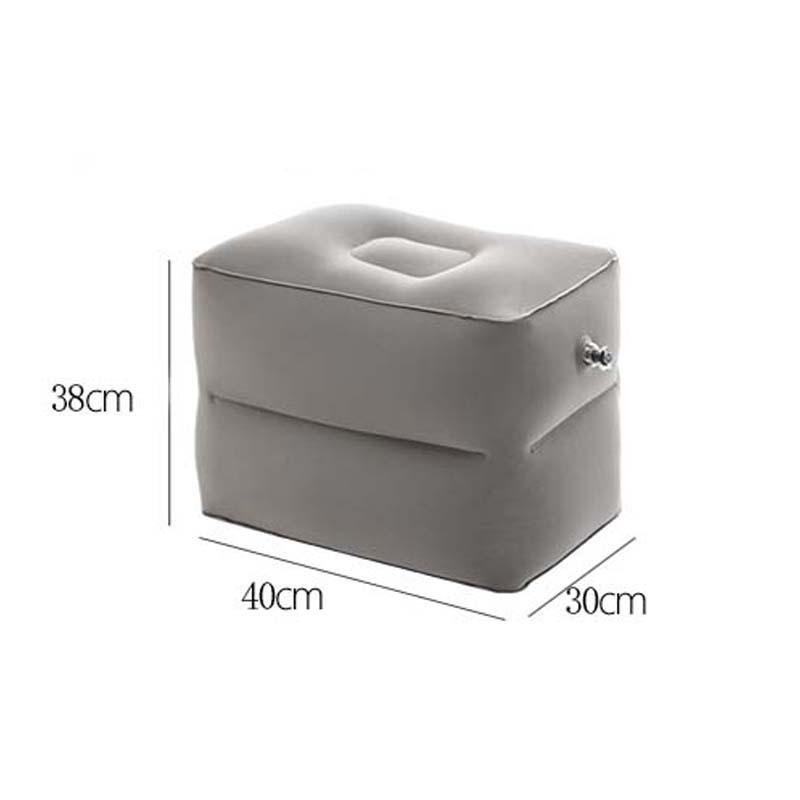 Travel Inflatable Three-layer Foot Pillow Adjustable Inflatable Footrest Sleep Sit Long-distance Train Car Foot Rest Footstool