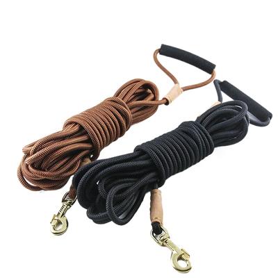 Guinzaglio per addestramento cani Corda per controllo cani Guinzaglio leggero per cani di piccola e media taglia Guinzaglio per tracciamento cani di colore nero e rosso Guinzaglio lungo per cani