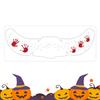 Halloween Makeup Face Stickers Creepy Eye Stickers Spooky Adhesive Bat Pumpkin Handprint Decals For Halloween Kids Women Party