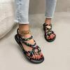 Fashion Ladies Shoes New Hot Sale Slip On Women's Sandals Fashion Printing Casual Women Summer Footwear Best Seller Designer Flat Sandal