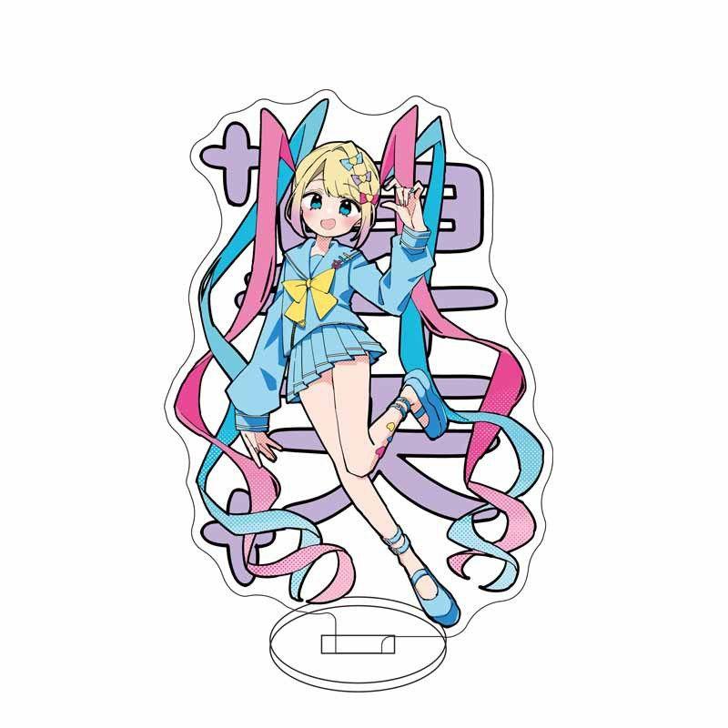 NEEDY GIRL OVERDOSE Acrylic Standing Sign Ornaments Kawaii Game Pattern 12cm Decorate Model Storage Desktop Anchor Gift