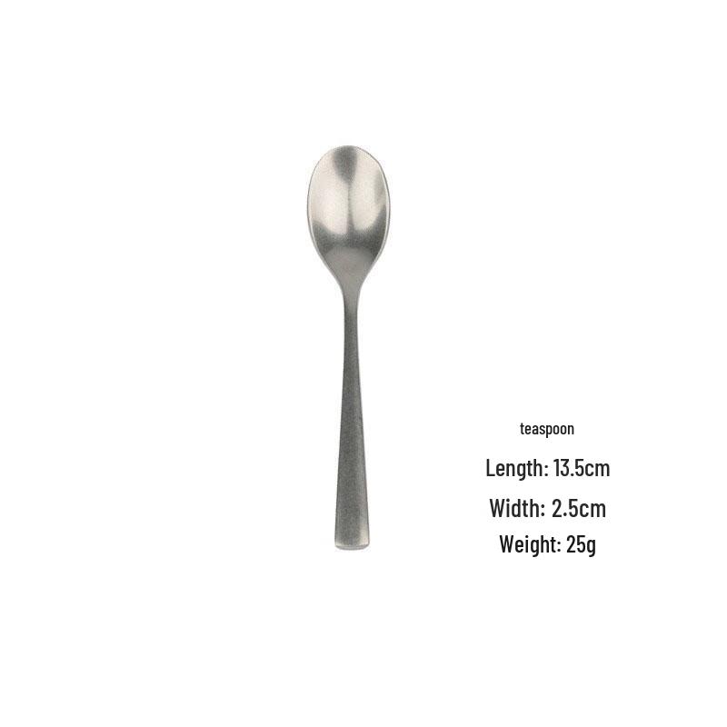 Vintage 304 Stainless Steel Dessert Spoons Set