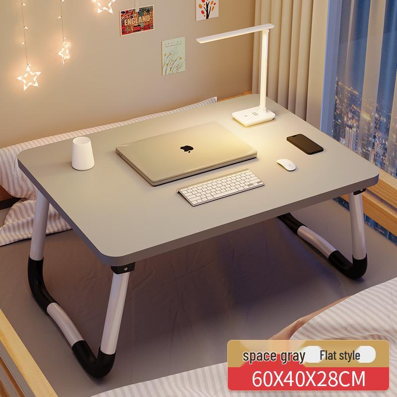 Foldable Laptop Bedside Table - Adjustable Study Desk for Bedroom or Bay Window