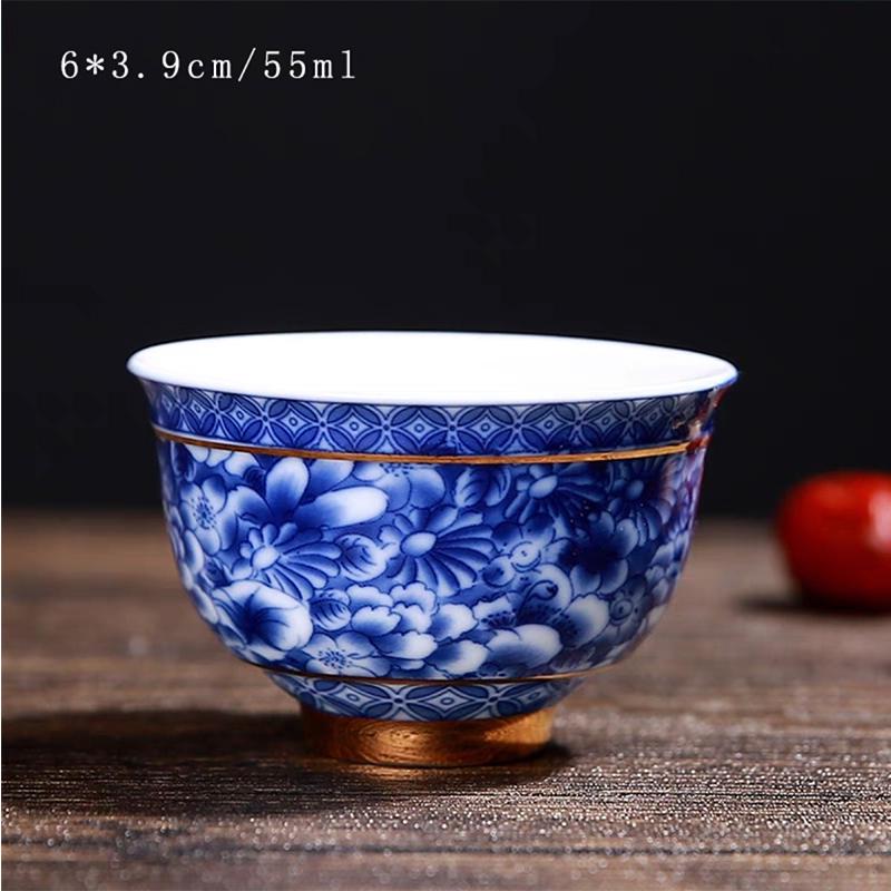 Chinesisches Porzellan Jingdezhen Vintage Ästhetische Teetasse Teegeschirr Teeware Keramikglasur Für Kung Fu Oolong Tieguanyin Puer Weißer Tee