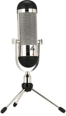 Microphone USB Behringer Design de microphone vintage Borne C Cardioïde Caractéristique BVR84 Argent Type USB