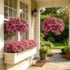 UV Resistant Artificial Petunias Flowers Outdoor Fake Flowers for Patio Porch