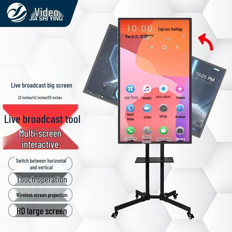 Influencer Live Stream Vertical Display