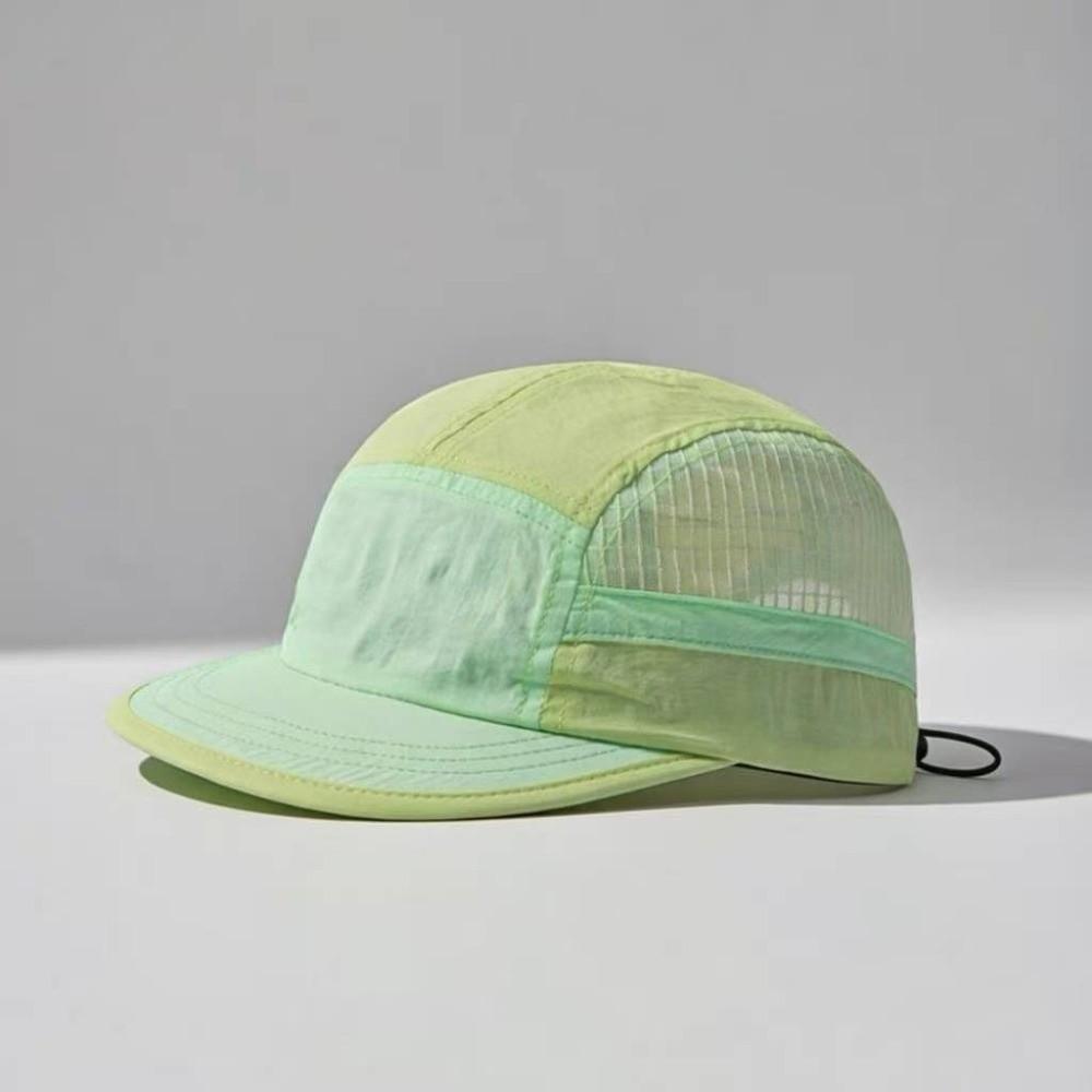 Color-Blocked Quick-drying Baseball Cap Soft Brim Mesh Running Caps Daily Wear
