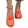 One-legged Round-toed Daily Casual Single Shoes Doudou Shoes and Mom Shoes