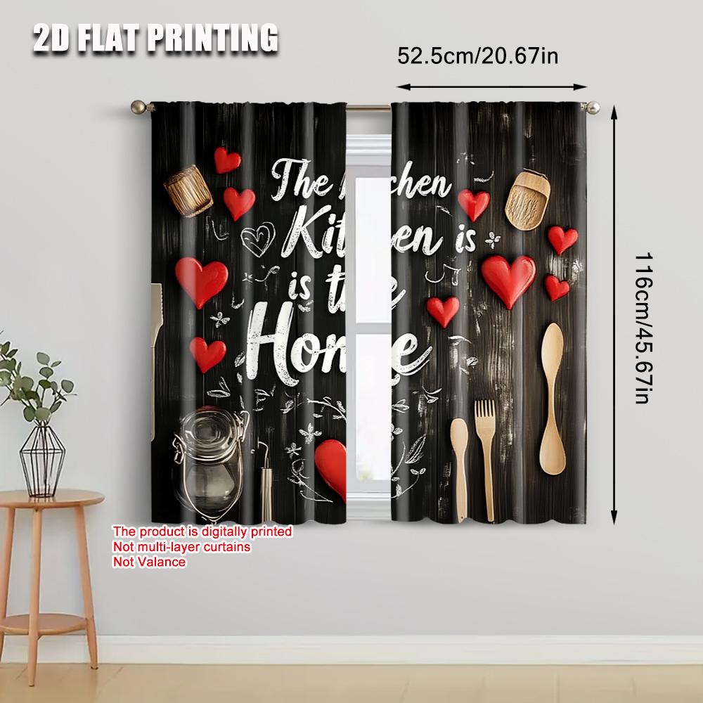 2pcs   plane printing Print Curtains Chic Blackout Kitchen Polyester Woven (without rod) Decorations For Home Use for Living