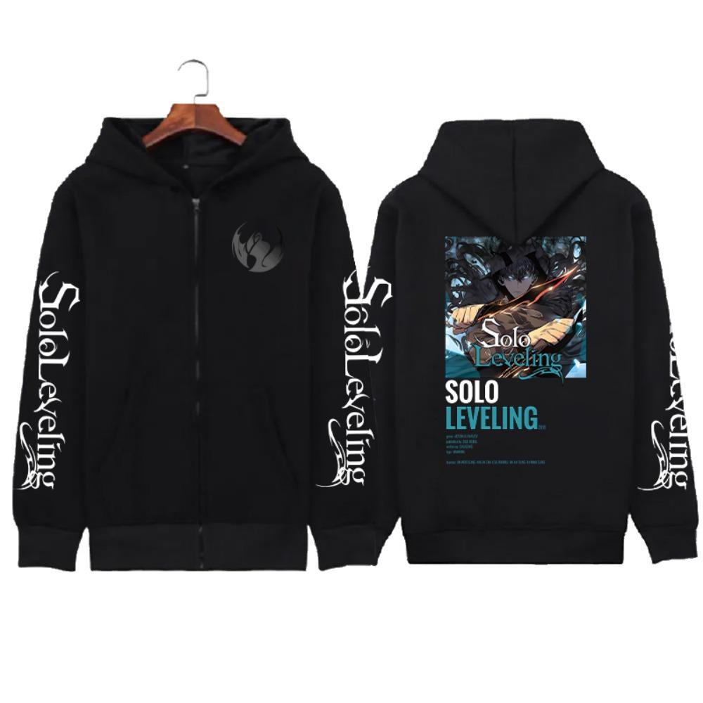 Song Jinyu Cool Printed Hoodie Men's Extra Large Zipper Hoodie Casual Sports Shirt Harajuku Unisex Zipper Jacket