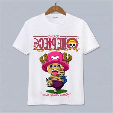 One Piece Luffy Ace Anime Tshirt Peripheral Cotton Tshirt Unisexs and Womens Cartoon Shortsleeved Y2K Street Tops Clothing 2026