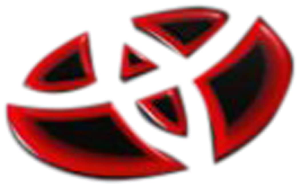 SilkBlaze Накладка с красной эмблемой Heat/Черная основа T-02 HRO-T02BK