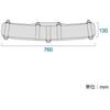 Fujiya (Fujiya) Support Belt M (Black Gold) PS-SMBG Material Resistant To Water, Stains, and Rubbing