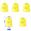 5/10Pcs Silicone Finger Sleeve Slip Antis-scalding Needle Flip Book Money Playing Piano Thimble Tip Hollowed Out Breathable