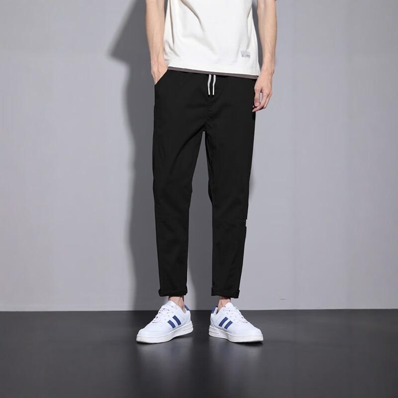 Jeanswest Men's Outdoor Casual Loose-Fit Cropped Pants