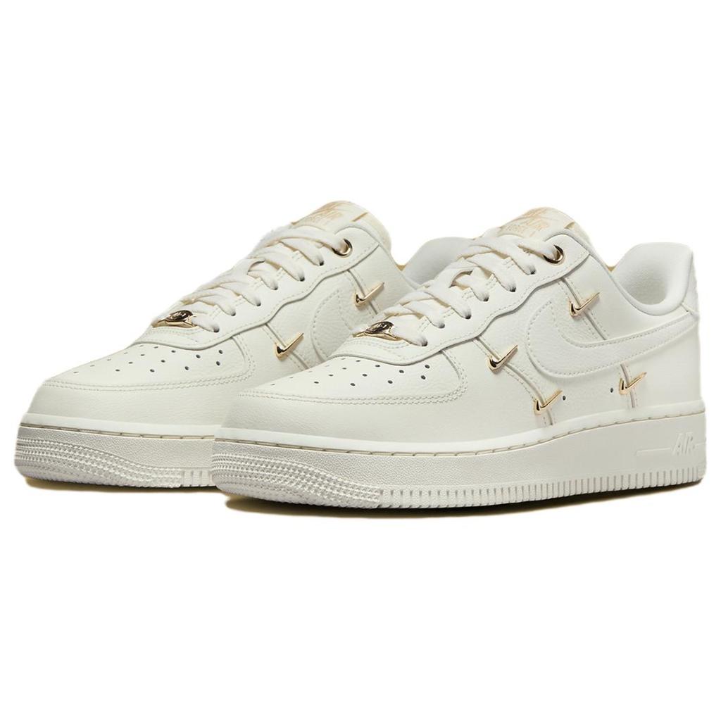 Nike Air Force 1 '07 Lx Cn Sail Gold Mini Swooshes Women's Sneakers FV3654-111