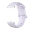 Compatible with Redmi Watch 4/5: Rhombus Pattern Silicone Strap with Metal Butterfly Buckle (20mm)