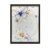 Plakat Urokliwa Litera "D" - Kwiaty I Motyle Plakat Urokliwa Litera "D" - Kwiaty I Motyle, 30X40 Cm, Bez Ramy, Płótno Premium Na Blejtramie