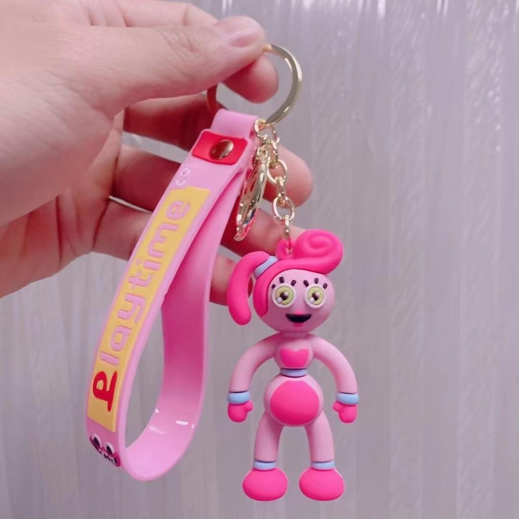 Poppy Playtime Keychains Mommy Long Legs Keyring Figures Gift