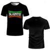 Flag Print T-shirt St Patrick's Day Clover Graphic Festival Casual Streetwear WIFRU Simple Classic Short Sleeve Tops