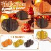 Artificial Pumpkin Tabletop Decor for Halloween Thanksgiving Fall Party