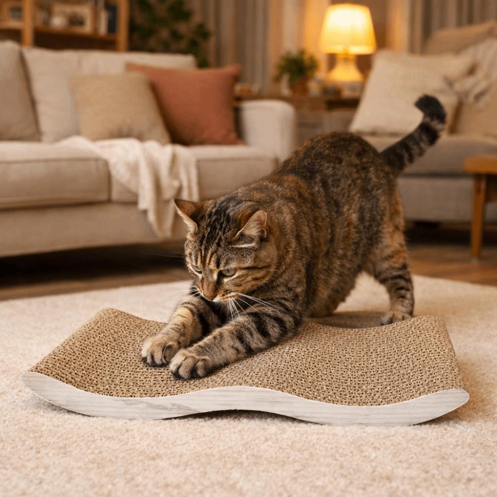 Scratch Resistant Corrugated Paper Scratcher Wear-resistant Claw Grinding Board for Playing