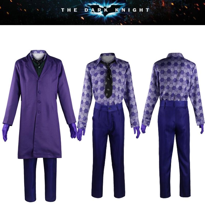 The Dark Knight Joker Suit Coat Cosplay Costume For Halloween And More