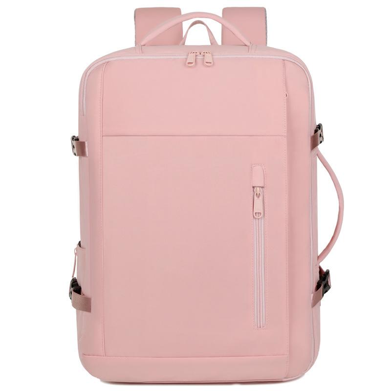 

Large Capacity Casual Backpack USB Interface Convenient and Practical Multi-functional Computer Bag Bags Fashionable Simple Backpack one size fits all розовый