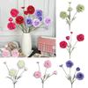 1PC 4 Heads Artificial Peony Flowers Peony Color Bouquet Peony  Wedding Garden Decoration