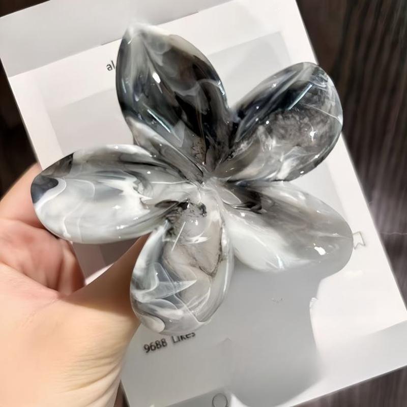 Tyrande Stumpfe Blume Griff Frisch und Süß Eierblume Hinterkopf Scheibe Haar Hai Clip Haarschmuck