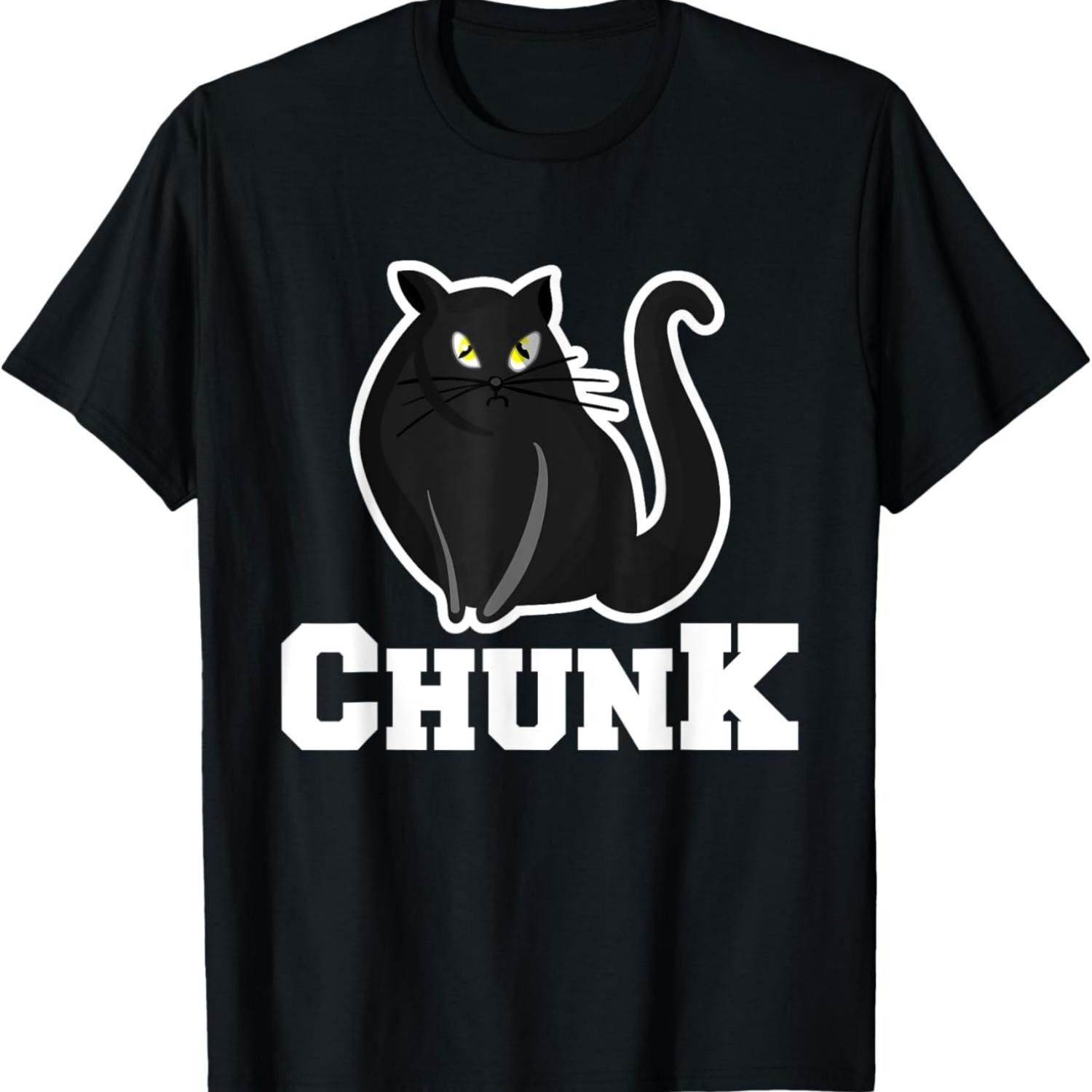 Chunk Cat Funny Chonky Meme Animal Cats Pet Lover T-Shirt for Men Women S