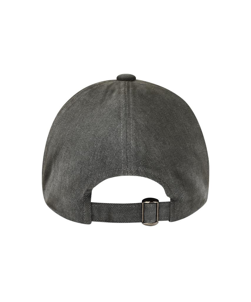 Aejeuyua Washed Logo Ball Cap Charcoal