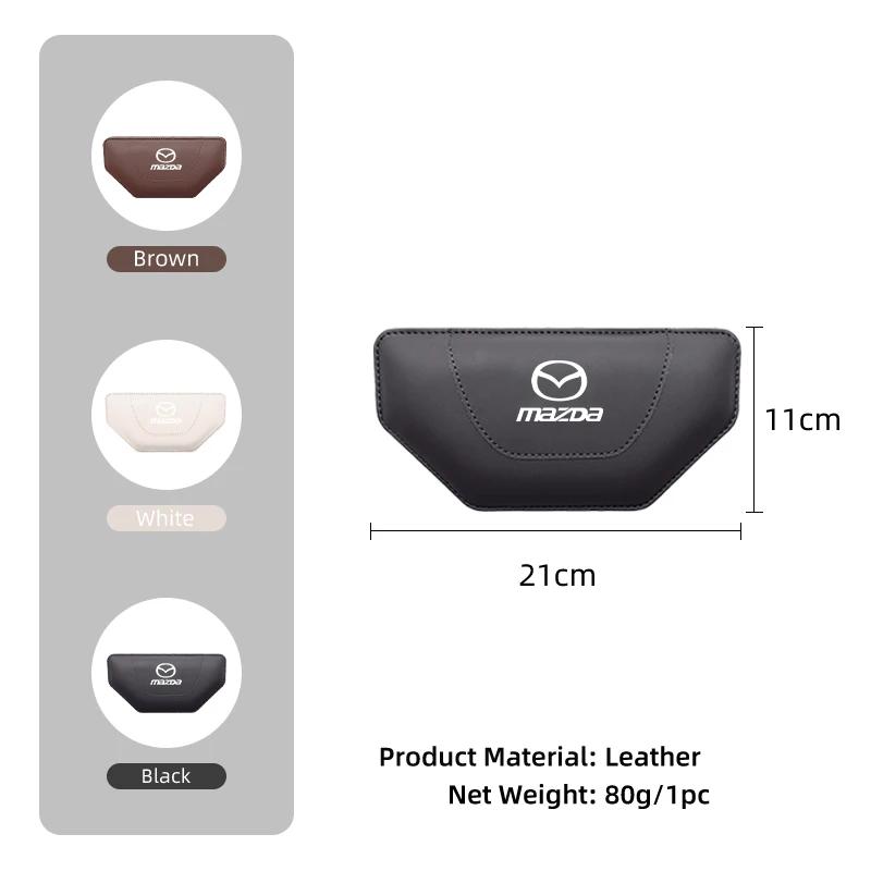 2025 Hot Leather Car Knee Leg Protective Pad Foot Armrest Cushion For Mazda 6 3 CX5 5 2 323 CX7 Demio Atenza Axela MX30 CX30 MX5