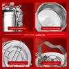 HOCUF 304 Stainless Steel 4-Layer Insulated Lunch Box with Bag