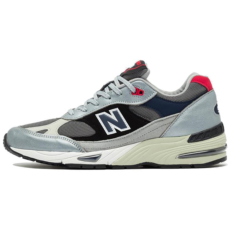 

New Balance 991 Made in England Серебристые мужские кроссовки разноцветные M991SKR 42.5