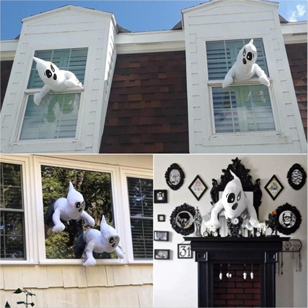 Halloween Window Decoration Wall Unique Scary Ornament Festival Outdoor Hanging Decorations Home Doorway Haunted House