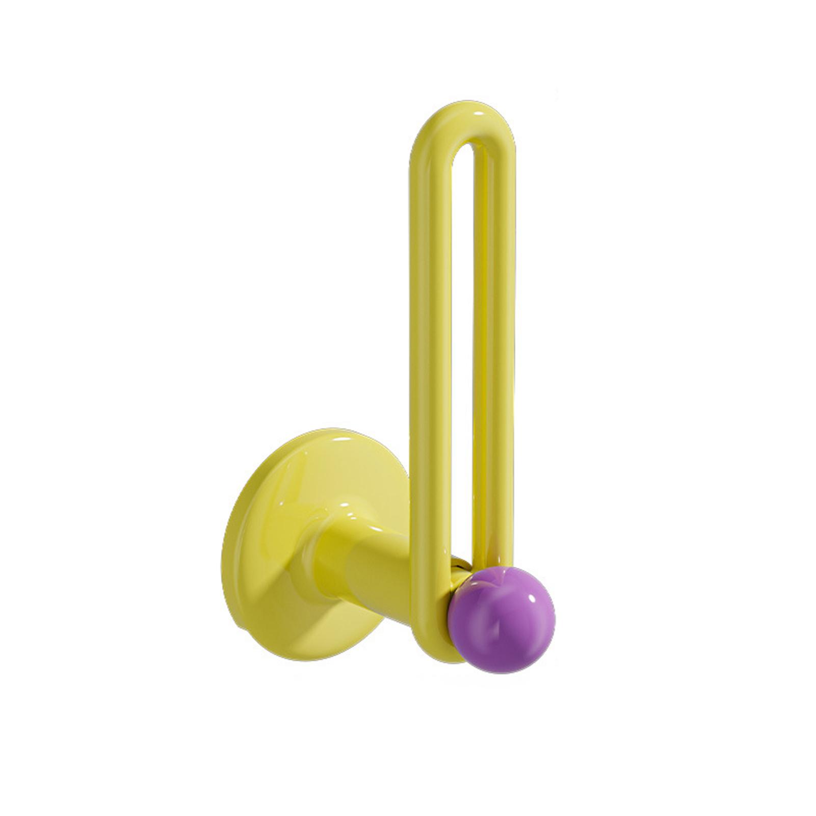 

Г-образные самоклеящиеся крючки Прочные, экономящие место крючки для полотенец для сумки, душа, улицы, кухни, офиса жёлтый