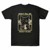 Tattoos Cat Don't Tell Me What To Do Funny Vintage Men's T-shirt Cotton Tee