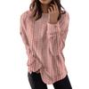Women's Round Neck Tops Cotton Women's Casual Fashion Print  Long Sleeve O-Neck Pullover Top Blouse