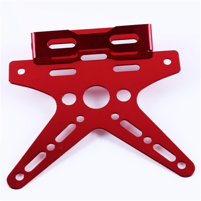 Universal Aluminum Car Adjustable Rotating Car License Plate Frame Holder Solid License Plates Frames Frame Number Power Racing