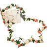 Two-Color Peony Rose Vine with 45 Heads for Air Conditioner Concealment and Soft Decoration