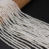 1String, Potato Shape Pearls, 3-3.5mm, White Natural Freshwater Pearl Beads for Jewelry Making DIY Supplies, Women's Craft Gifts 36cm