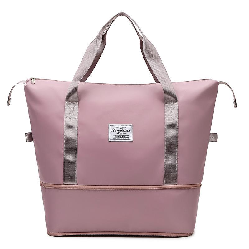 Damen Erweiterbare Reisetasche - Handgepäck, Sport-, Yoga-, Fitness- und Mutterschaftstasche mit Gepäckaufbewahrung.